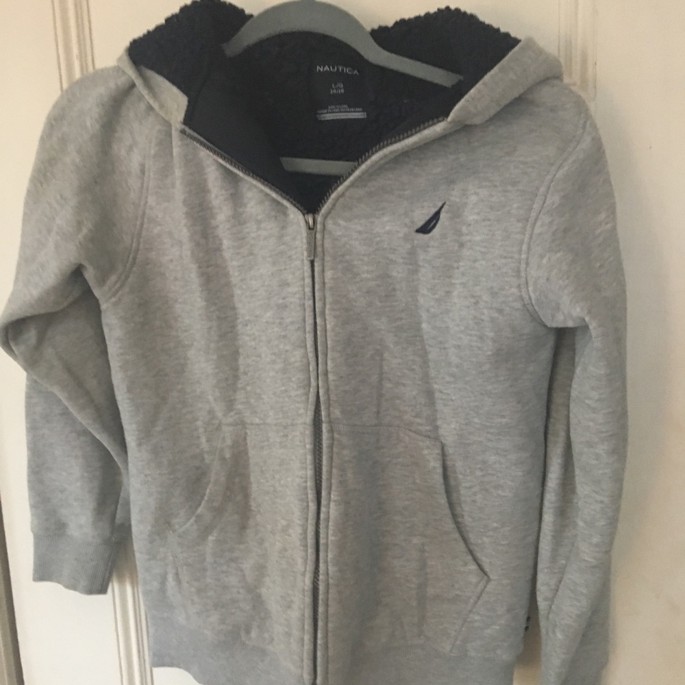 Boy’s’ gray hoodie